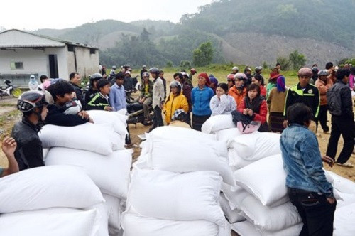 Sơn La: Được cấp 72 tấn gạo cứu đói sau lũ
