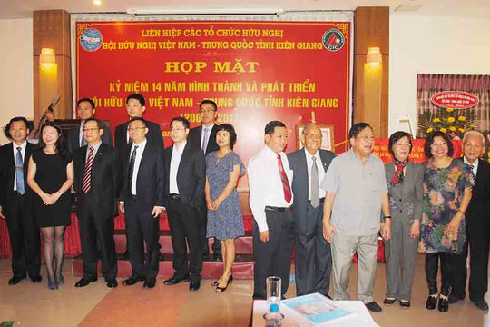 Hội hữu nghị Việt Nam – Trung Quốc tỉnh Kiên Giang: Thực hiện tốt công tác đối ngoại nhân dân