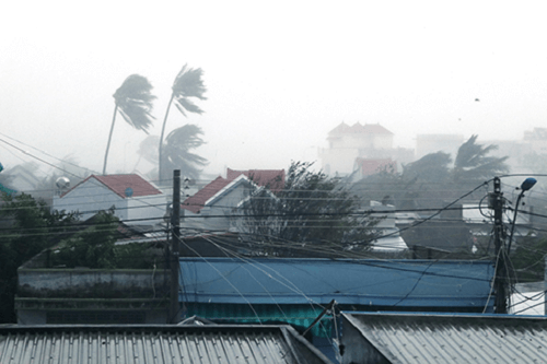 Bão số 12 đổ bộ, hàng nghìn nhà dân bị tốc mái tại Khánh Hòa