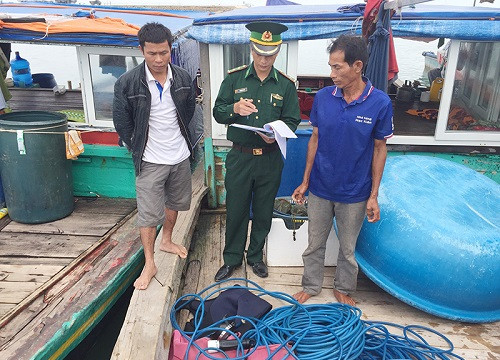 Quảng Ninh: Liên tiếp bắt giữ tàu khai thác thủy sản trái phép tại Móng Cái, Hải Hà