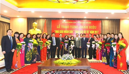 Hà Nội trao tặng 22 danh hiệu Nhà giáo Nhân dân, Nhà giáo Ưu tú