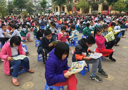 Lào Cai trên 1.000 học sinh tham gia Ngày hội đọc sách