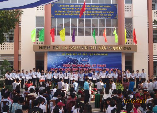 Kiên Giang: Học sinh trung học đam mê nghiên cứu khoa học