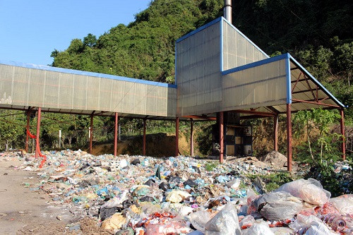 Bắc Kạn ô nhiễm môi trường từ bãi rác thị trấn Chợ Mới khó xử lý triệt để
