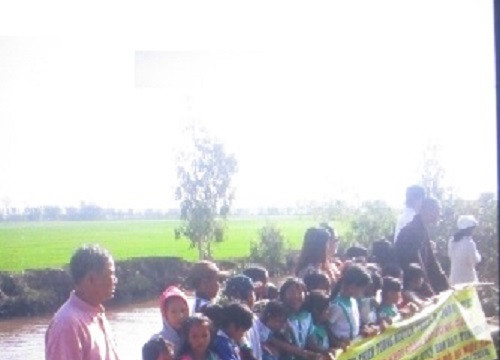 Hòn Đất (Kiên Giang) người dân Nam Thái Sơn hạnh phúc trong Lễ khởi công xây dựng cầu