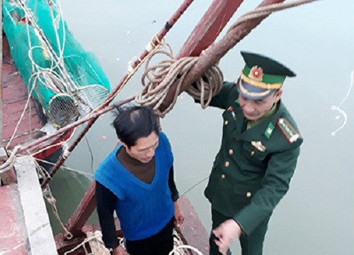 Đầm Hà (Quảng Ninh) bắt giữ tàu sử dụng chã điện khai thác thủy sản