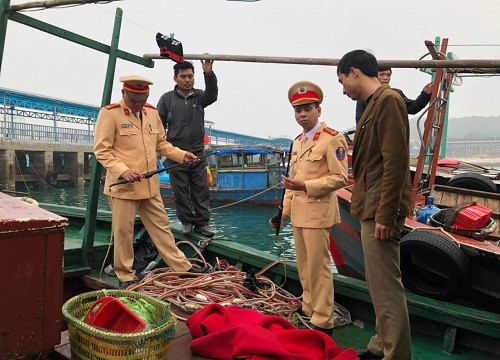 Quảng Ninh: Bắt giữ 4 tàu dùng xung điện khai thác hải sản trái phép trên vùng biển Cô Tô