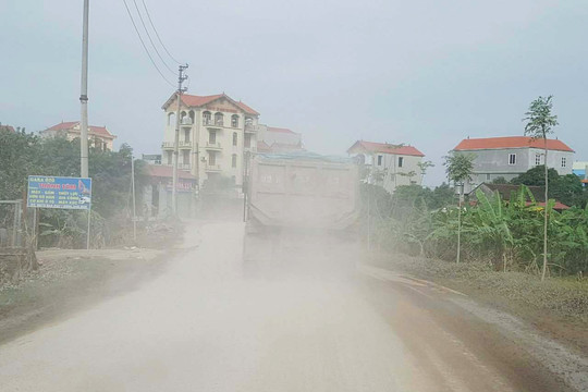 Tiên Du (Bắc Ninh) – Bài 6: Sở Tài nguyên và Môi trường yêu cầu UBND huyện Tiên Du xử lý các bến bãi tập kết VLXD, trạm trộn bê tông trái phép trên địa bàn