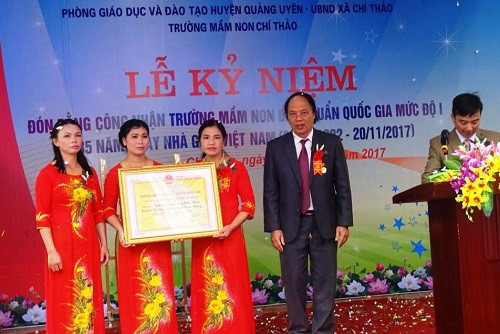 Cao Bằng công nhận mới 15 trường đạt chuẩn quốc gia trong năm 2017