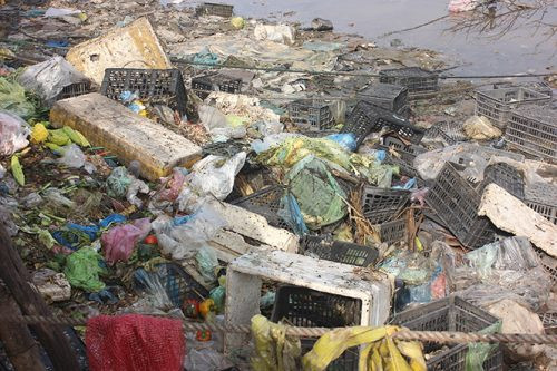 Quảng Trạch (Quảng Bình) rác thải chợ Cảnh Dương gây ô nhiễm môi trường