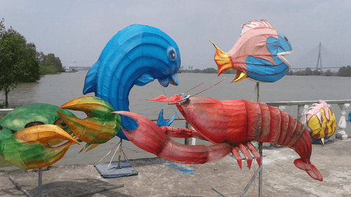 Cận cảnh Lễ hội đèn lồng khổng lồ Việt Nam – Hàn Quốc trước giờ khai mạc