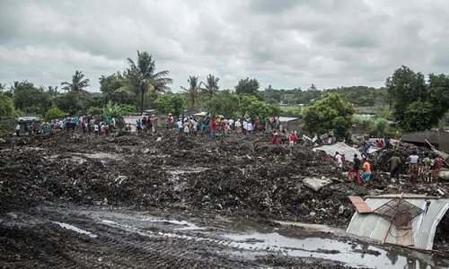17 người thiệt mạng do sập núi rác tại Mozambique,