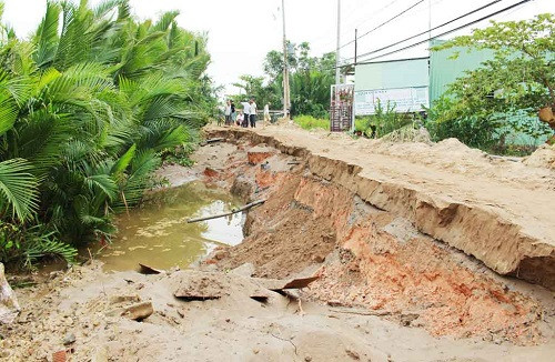 Từ đầu năm 2018 đến nay, Vĩnh Long thiệt hại do thiên tai gần 2,5 tỷ đồng