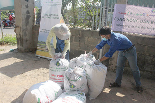 Chương trình “Cùng nông dân bảo vệ môi trường” thu gom  157 kg bao bì thuốc bảo vệ thực vật