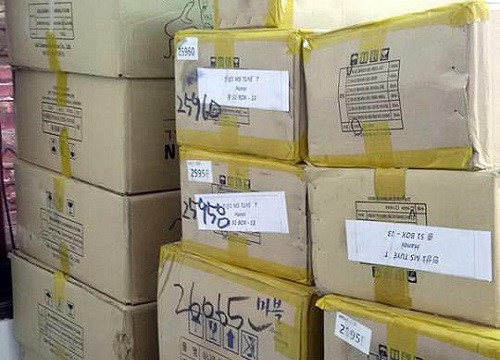 “Tuýt còi” lô hàng mỹ phẩm Hàn Quốc tiền tỷ nghi nhập lậu