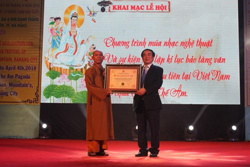Bảo tàng Phật giáo ở Đà Nẵng xác lập kỷ lục Việt Nam