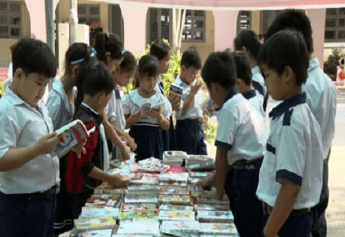 Hơn 1.500 học sinh hưởng ứng Ngày Sách Việt Nam 2018