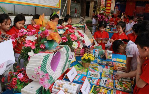 Trường Tiểu học Hồng Quân (Hà Giang) tổ chức “Ngày Hội đọc sách năm 2018”