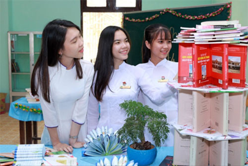Trường THPT Ngô Quyền (huyện đảo Phú Quý) tổ chức Tuần lễ “Sách và văn hóa đọc”