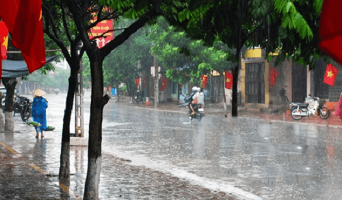 Cảnh báo mưa giông tại khu vực Hà Nội