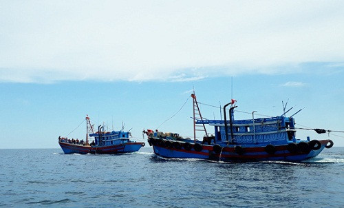 Tạm giữ 2 tàu cá hoạt động trái phép trong vùng biển cấm