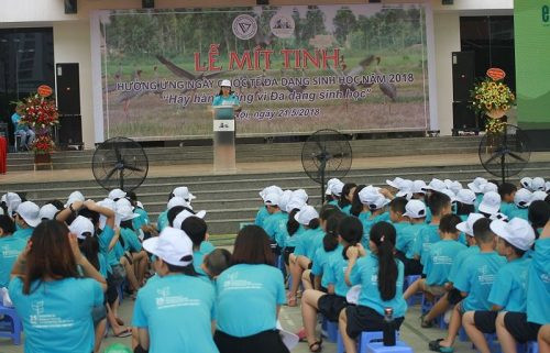 Trường Everest mít tinh hưởng ứng Ngày quốc tế đa dạng sinh học 2018