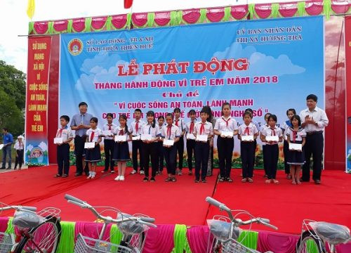 Phát động Tháng hành động vì trẻ em năm 2018 tại Thừa Thiên Huế