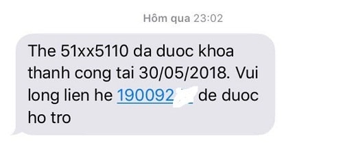 Khách hàng “ngơ ngác” vì thẻ Master BIDV vô cớ bị khoá