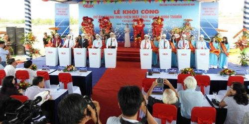 Khởi công Dự án Trang trại điện mặt trời Gelex Ninh Thuận