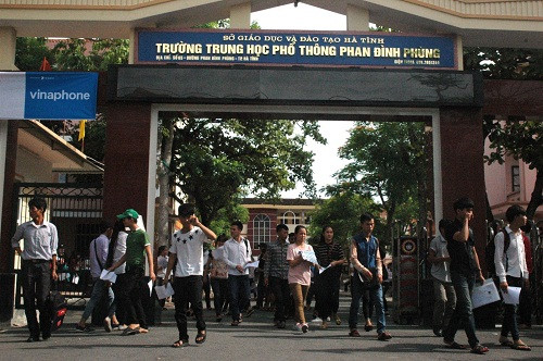 Gần 17.000 thí sinh tại Hà Tĩnh hoàn thành kỳ thi TPHT 2018