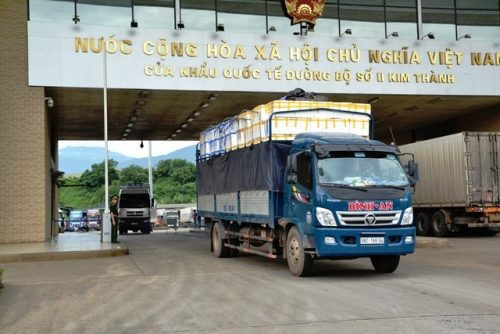 Hơn 7.000 tấn vải được xuất qua cửa khẩu Lào Cai