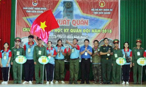Kiên Giang: Tổ chức lễ xuất quân chương trình “Học kỳ trong quân đội” năm 2018