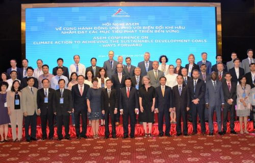 53 thành viên ASEM cùng hành động ứng phó biến đổi khí hậu