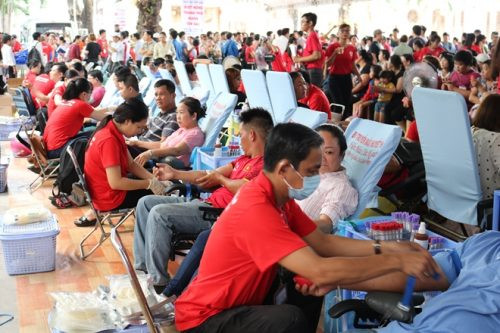 Tiếp nhận 1.500 đơn vị máu trong ngày hội hiến máu tại TP HCM