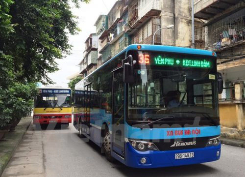 Hà Nội: Thay thế hàng loạt xe buýt mới với trang bị nhiều tiện ích