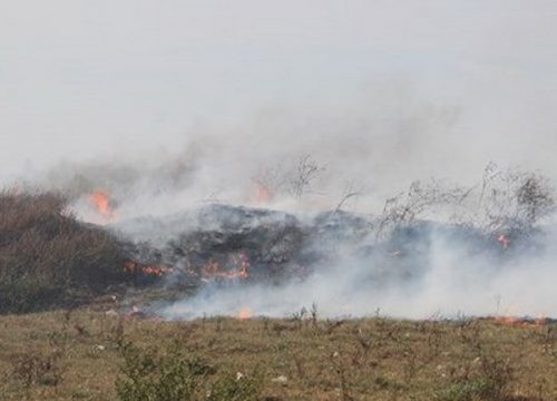 Nghệ An: Bãi rác Đông Vinh bốc cháy gây ô nhiễm môi trường nghiêm trọng