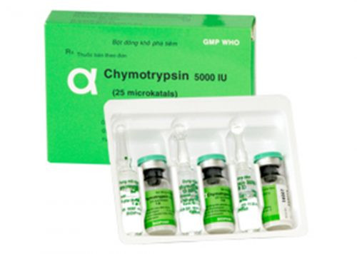 Nguy cơ sốc phản vệ do thuốc tiêm chứa alpha-chymotrypsin