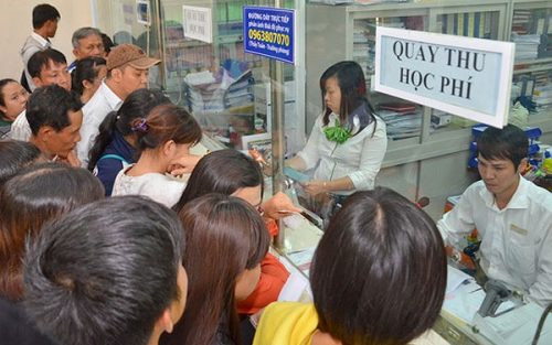 Các trường công lập ở Hà Nội phải công khai mức thu học phí