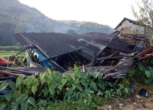 Lũ ống và sạt lở đất gây thiệt hại nặng nề tại tỉnh Lào Cai