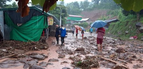 Khoảng 700 học sinh nghỉ học vì mưa lũ ở Điện Biên