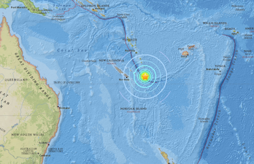 Nam Thái Bình Dương : Động đất mạnh 7 độ Richter ở ngoài khơi