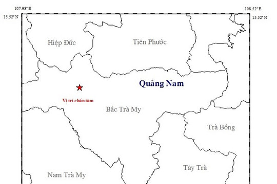 Huyện Bắc Trà My, Quảng Nam: 3 trận động đất trong vòng 1 tuần
