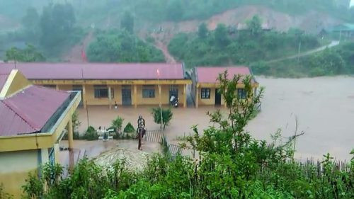 Hơn 700 học sinh tại Điện Biên phải nghỉ học do mưa lũ