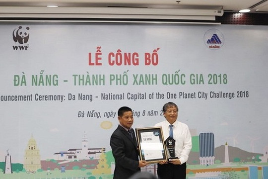 Đà Nẵng đạt danh hiệu “Thành phố xanh quốc gia năm 2018”