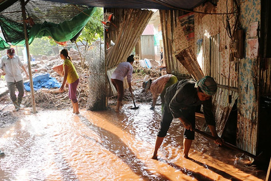Điện Biên thiệt hại khoảng 120 tỷ đồng do mưa lũ gây ra