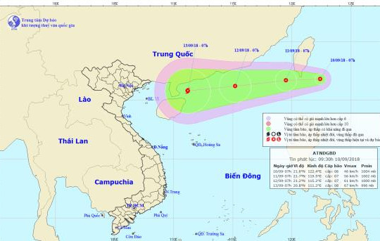 Ban Chỉ đạo Trung ương về phòng chống thiên: Khẩn trương ứng phó với áp thấp nhiệt đới gần biển Đông