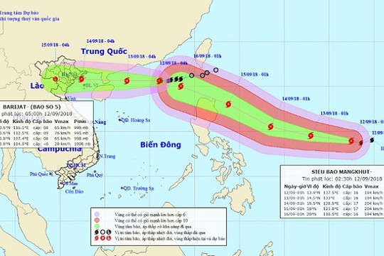 Hà Nội: Chủ động ứng phó với bão số 5 và bão Mangkhut