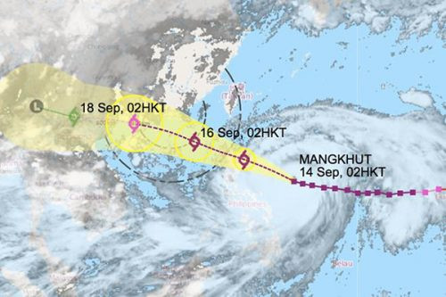 Chiều nay, siêu bão Mangkhut tiến vào Biển Đông; Quảng Ninh, Hải Phòng ra công điện khẩn