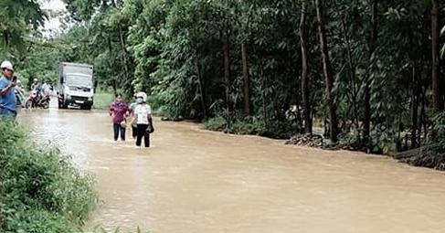 Quảng Ninh: Mưa lớn gây sạt lở tại một số huyện miền núi