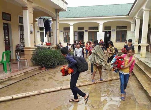 Nghệ An: Trường học vùng cao bị ngập lần 2 do mưa lớn